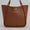 VOGUEORA Cognac Leather Tote Bag for Women